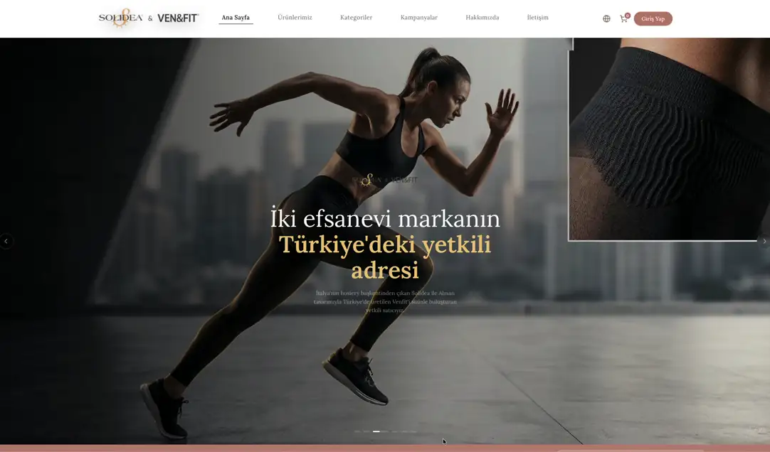 Authorised Turkish storefront and catalogue for two medical brands.